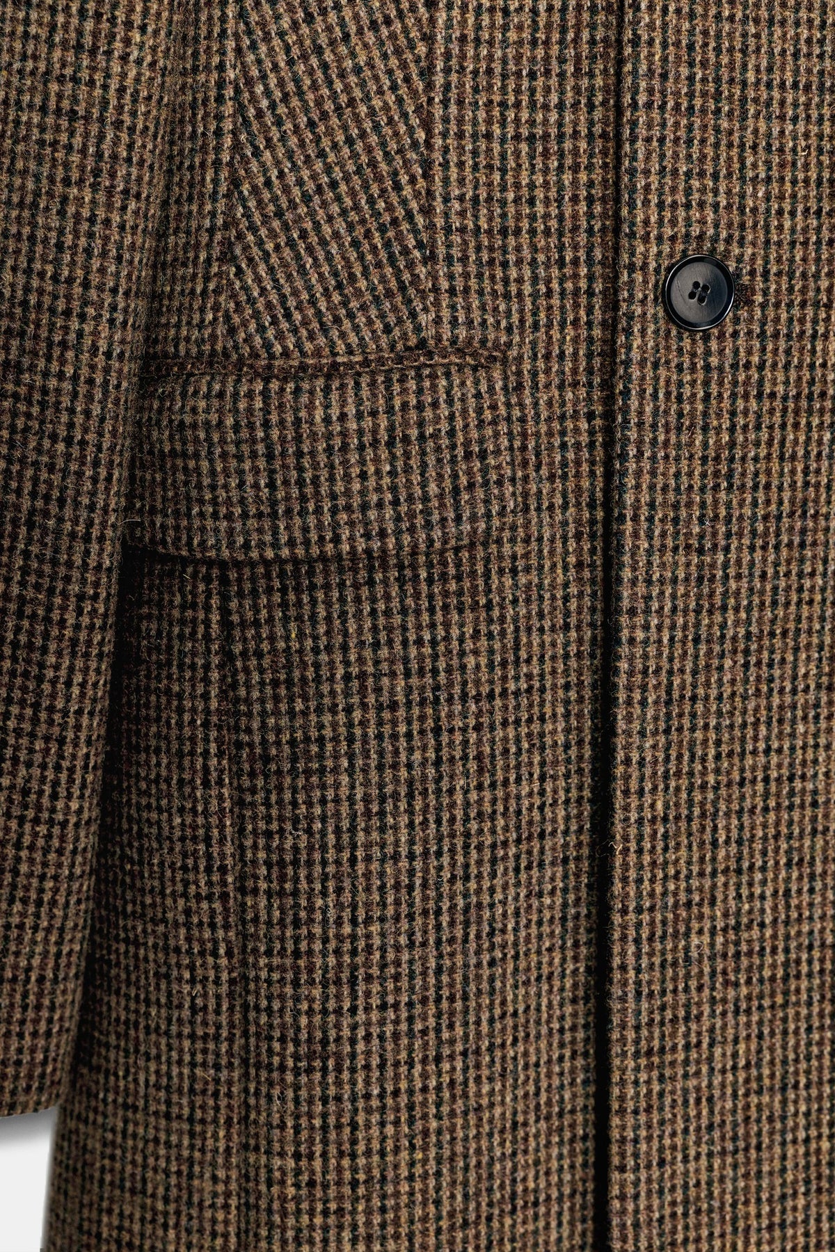 100% Wool Check Coat